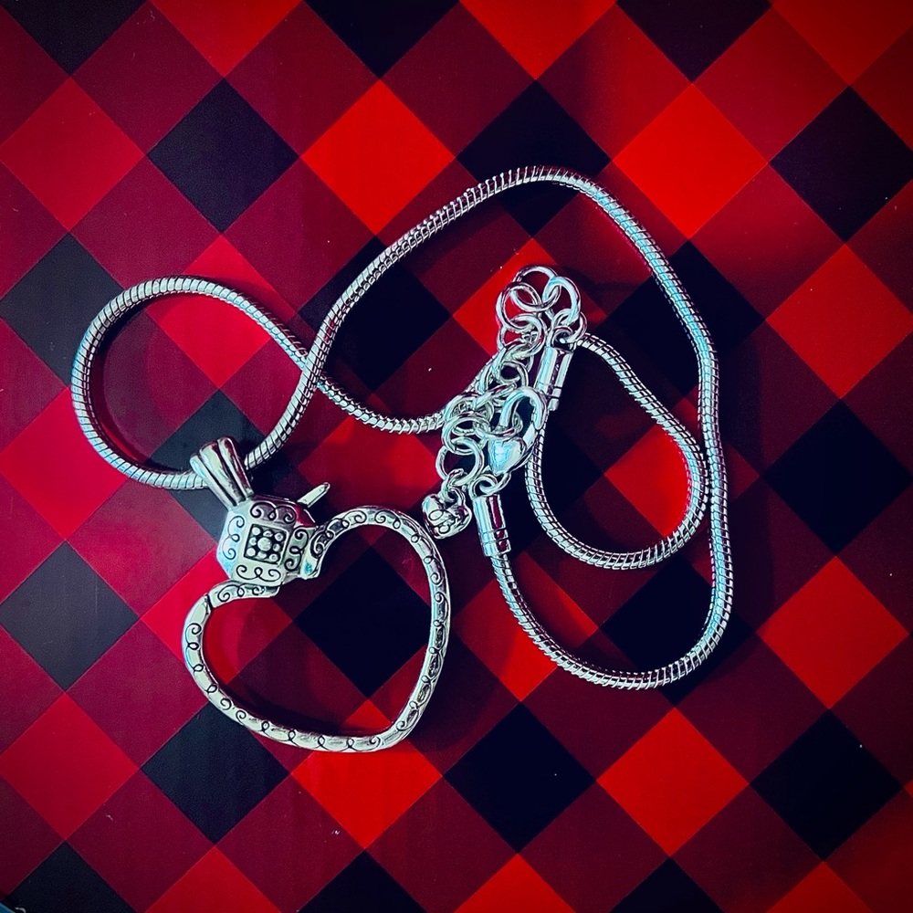 Brighton Heart Necklace/Charm Holder  Charms not included